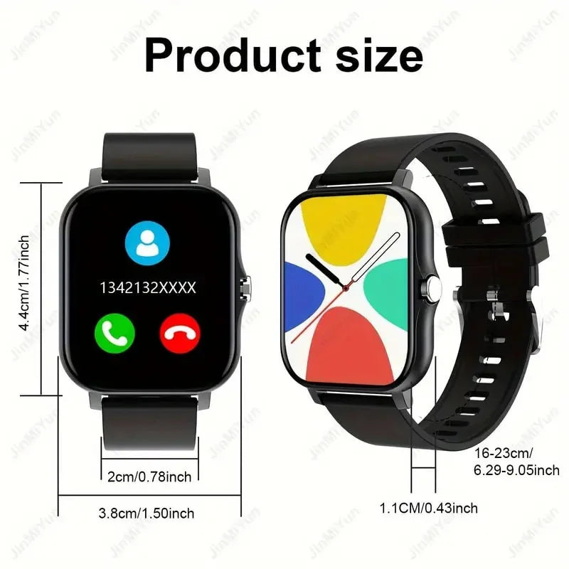 Smart Watch 1.83-inch Full-touch-screen Sports Fitness Watch Is Equipped with Call Function, Pedometer Calculator, Sports Mode