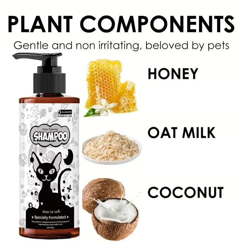 Pet Shampoo, Hair Care and Shower Gel - Gentle Cleansing, Soothing Care for Cats and Dogs, Suitable for All Dog Breeds, a Must-Have for Pet Care