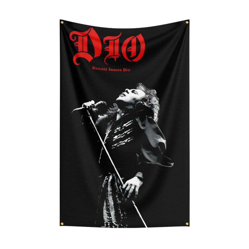 DIO Rock Band Flag 3x5 FT – High-Quality Polyester Digital Printed Banner for Wall Art or Outdoor Decoration - Premium flag from Lizard Vigilante - Just $17.99! Shop now at Lizard Vigilante