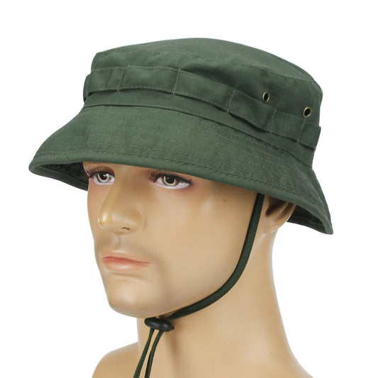 Camouflage Boonie Hat - Packable Outdoor Bucket Hat for Hiking & Fishing - Premium bucket hat from Lizard Vigilante - Just $18.88! Shop now at Lizard Vigilante