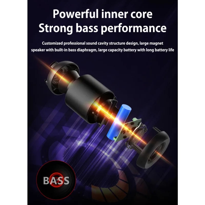 Wireless Bluetooth Speaker AI Intelligent Artificial Voice Control Insert Card Small Audio Mobile Phone Computer Desktop