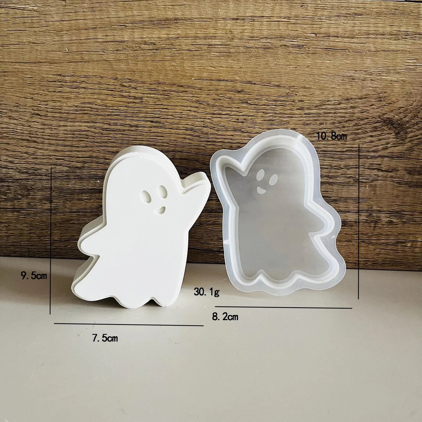 Halloween Decoration Diy Mold Skeleton Bat Mask Jack Ghost Silicone Mould Car Aromatherapy Plaster Doll Pinch Molds
