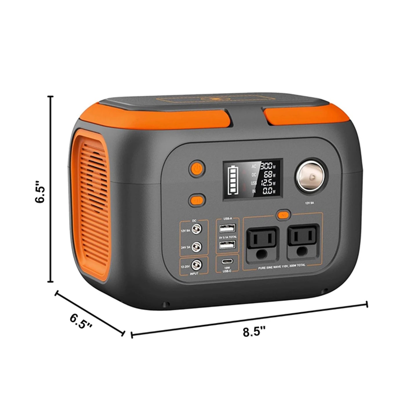 ⚡ SinKeu VoltRaid Portable Power Station — 600W / 300W / 200W / 120W Solar Generator Bank for Camping, Travel, RV & Chaos Survival