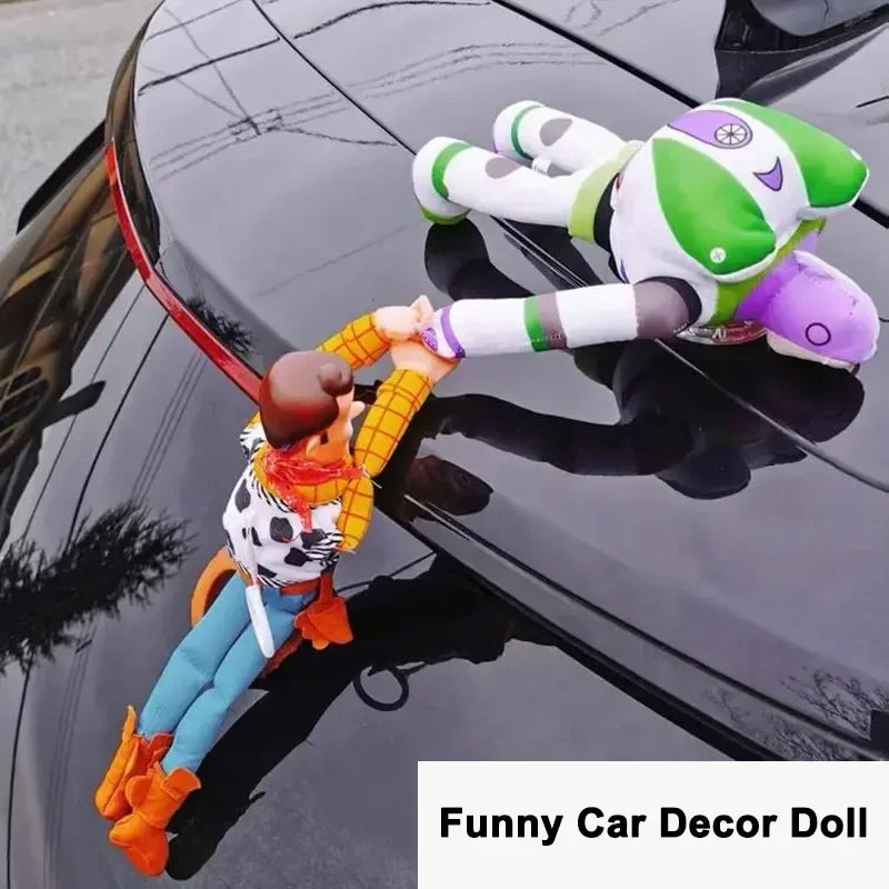 Toy Story Buzz Lightyear and Woody Plush Dolls - Car Exterior Decoration & Hang Toy - Premium dolls from Lizard Vigilante - Just $30.99! Shop now at Lizard Vigilante