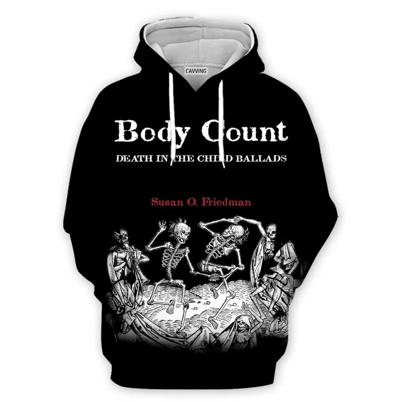 CAVVING 3D Printed Body Count Metal Hoodie: Ice-T Band Harajuku Streetwear for Men and Women - Premium Long-sleeve hoodie from Lizard Vigilante - Just $49.99! Shop now at Lizard Vigilante