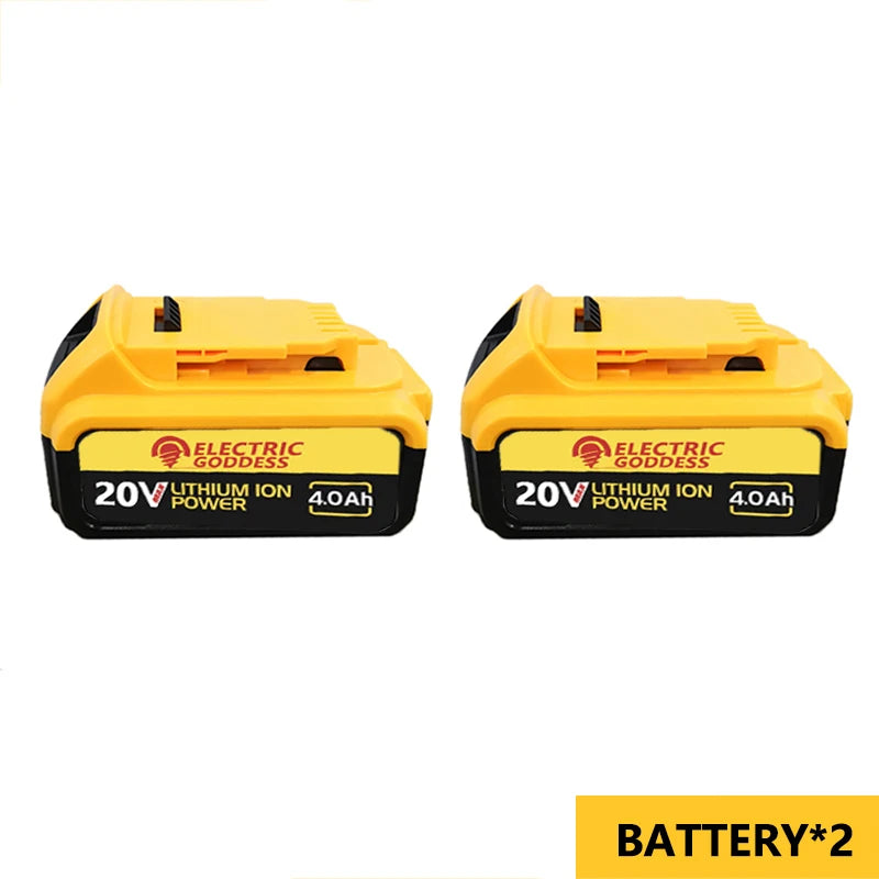 Electric Goddess PowerCore Lithium Battery – High-Performance, Long-Endurance 20V Battery Compatible with DeWalt - Premium battery from Lizard Vigilante - Just $54.99! Shop now at Lizard Vigilante