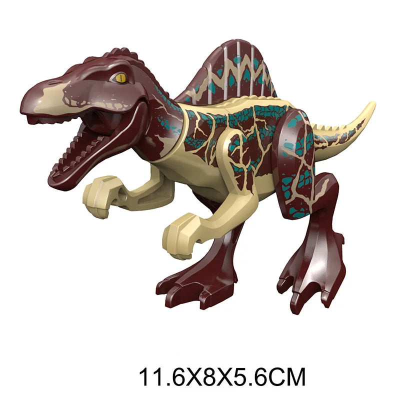 Dinosaurs Figures Bricks Building Blocks Velociraptor Jurassic Dino World Large T-Rex Triceratops Indominus Rex Toys For Kids - Premium toys from Lizard Vigilante - Just $1.99! Shop now at Lizard Vigilante