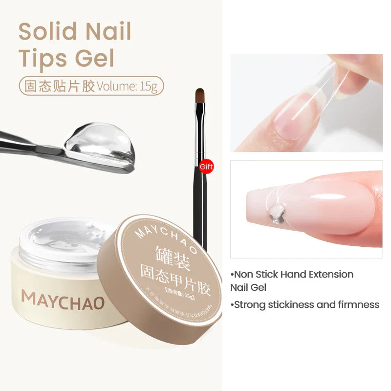 MAYCHAO 15G Nail Gel Polish Multifunctional Mixing Gel Base Coat Primer UV LED  Enhancer  Soak Off Semi Permanent Nail Art Varni