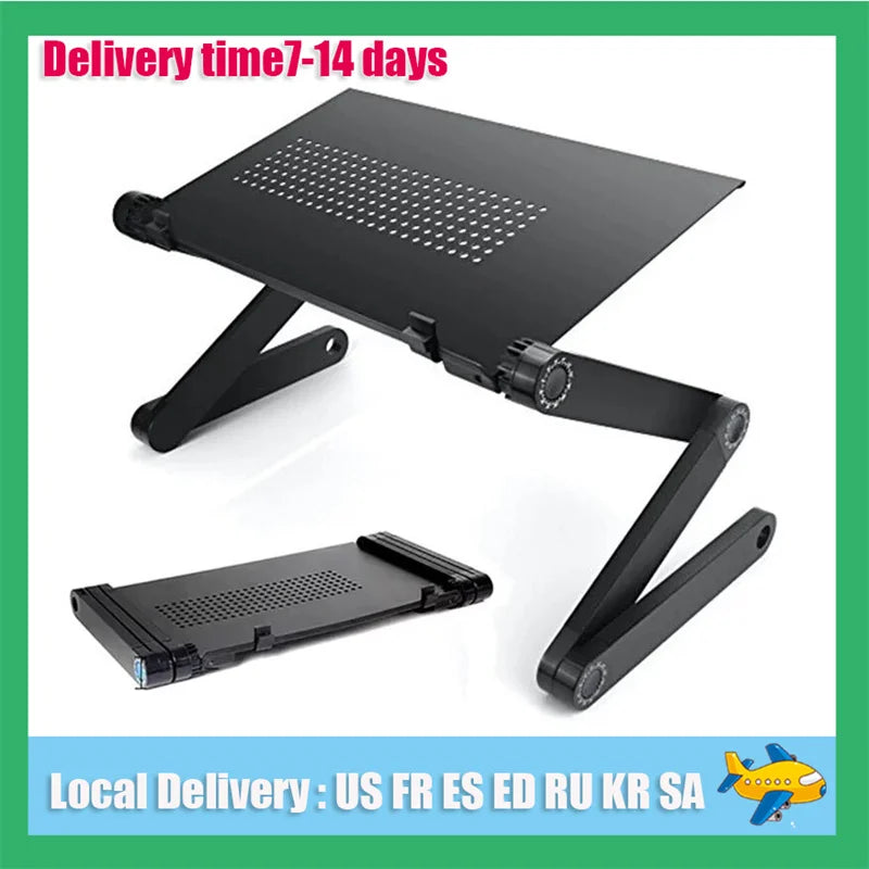 Adjustable Laptop Stand Multifunctional Folding Portable Notebook Computer Table Lapdesk for Sofa TV Bed PC Desk Stand New - Premium  from Lizard Vigilante - Just $41.99! Shop now at Lizard Vigilante