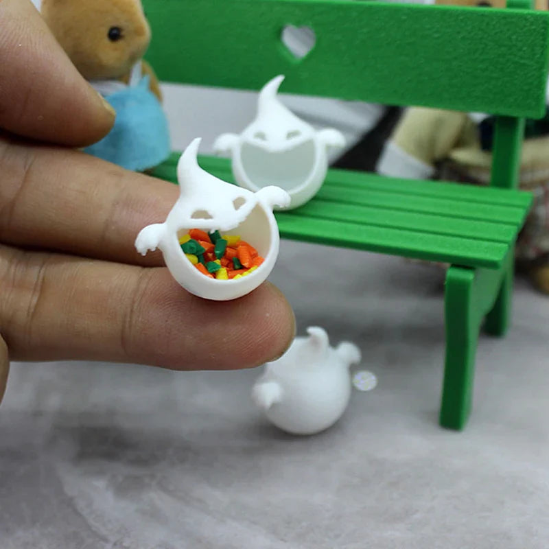 Halloween Miniature Scene Ornaments – Small Furniture Decor for Dollhouses