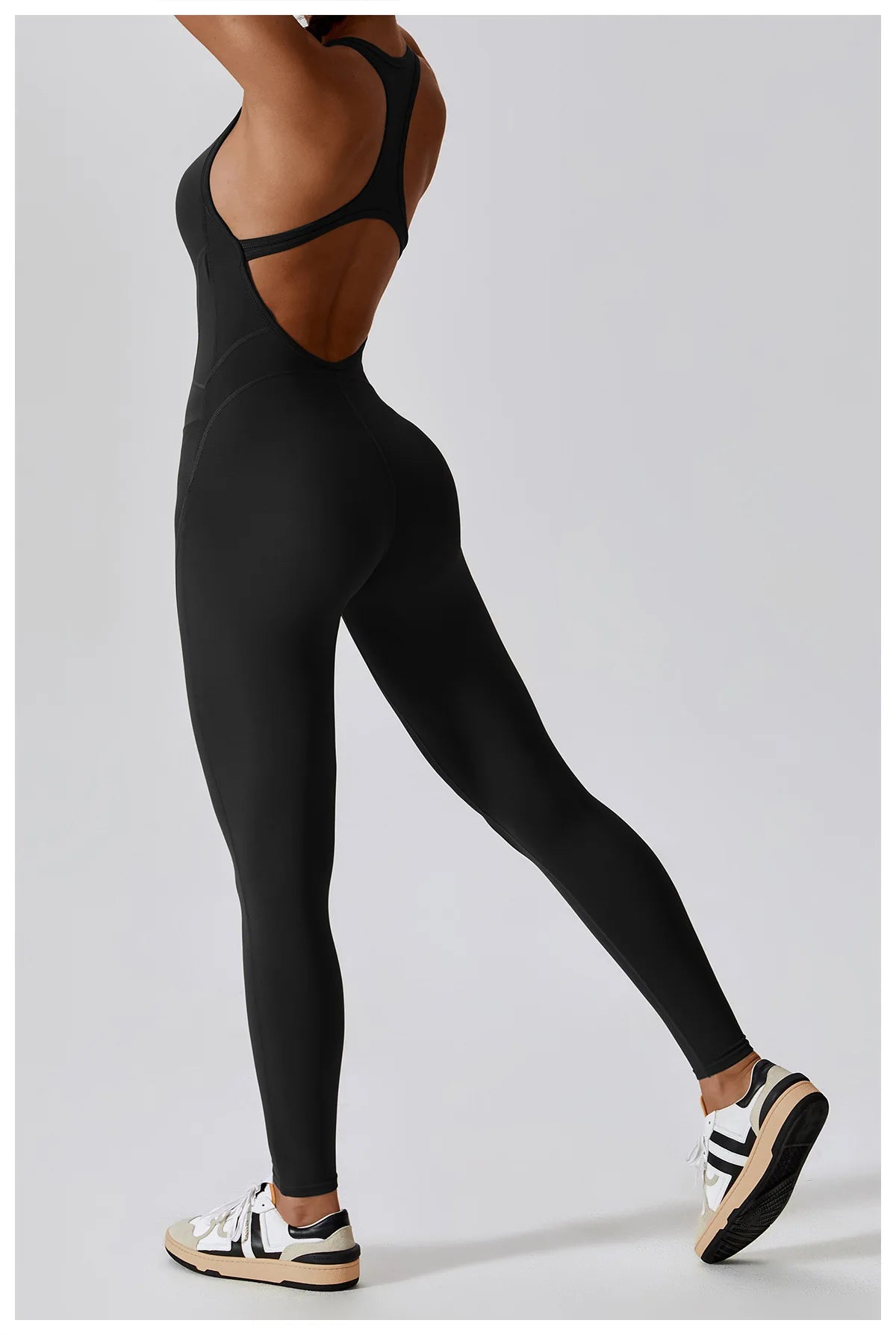 Seamless Yoga Jumpsuit - All-in-One Workout Outfit for Women - Premium bodysuit from Lizard Vigilante - Just $38.88! Shop now at Lizard Vigilante