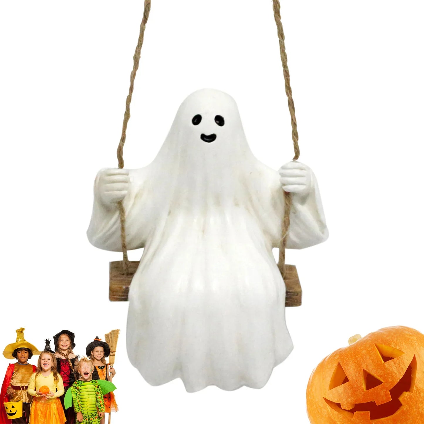 Halloween Decorations Ghost Figurines Halloween Ghost Hanging Ornament for Halloween Holiday Parties Decor