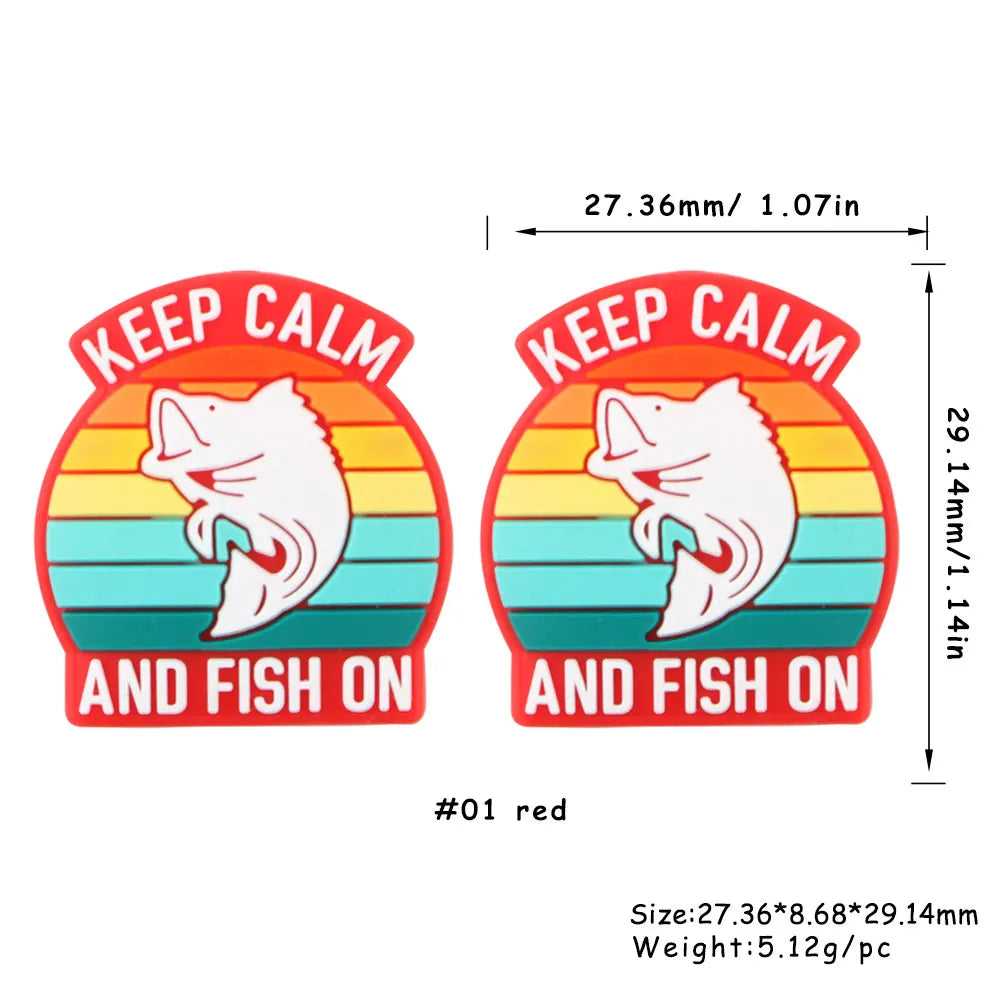 Kovict 5/10Pcs New Focal Silicone Beads Easter Series Bead For Jewelry Making DIY  KeyChain Bracelet Necklace Pen Accessories