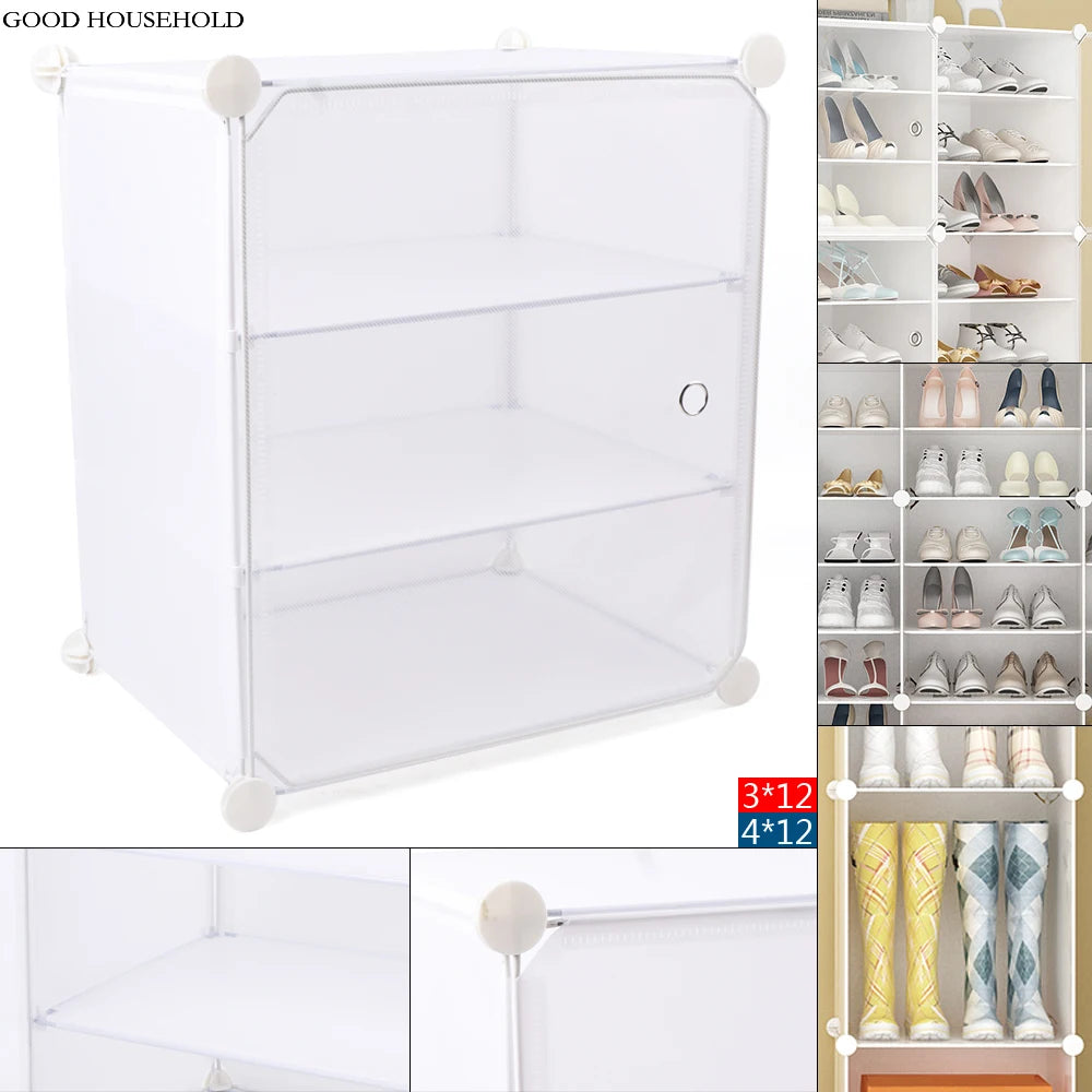 Easy To Assemble Multi-Layer Large Shoe Cabinet Rack – Waterproof, Dustproof Shoe Stand Storage Organizer - Premium shoe rack from Lizard Vigilante - Just $118.88! Shop now at Lizard Vigilante