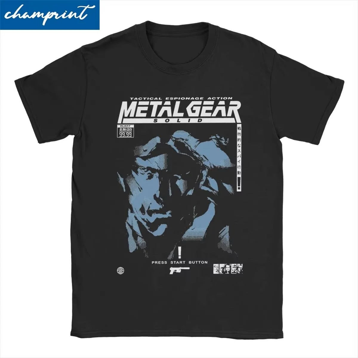 Metal Gear Solid Snake Game Men's & Women's T-Shirt - Funny Cotton Short Sleeve O-Neck Tee - Premium t-shirt from Lizard Vigilante - Just $23.99! Shop now at Lizard Vigilante