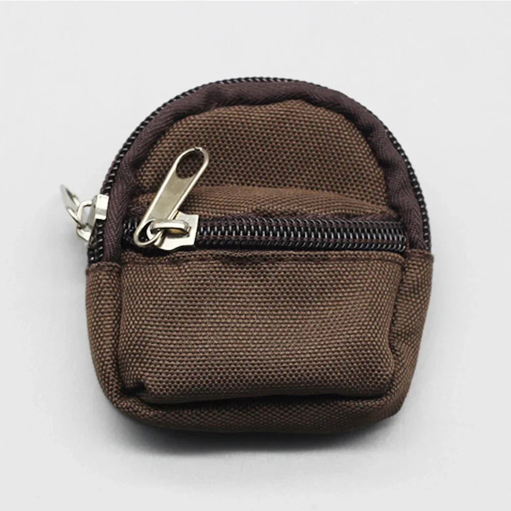 Labubu Doll Canvas Backpack Simulation Pet Bag for 15/17cm Dolls Cute Doll Accessories