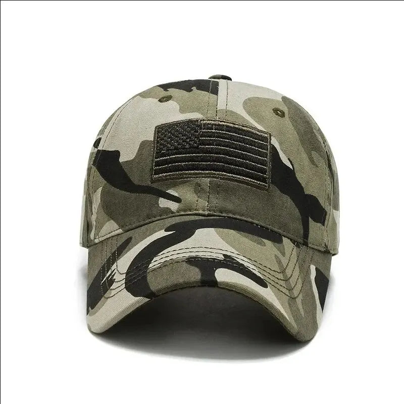 Stay Sun-Safe in Style: Camo Duckbill Baseball Cap - Premium baseball cap from Lizard Vigilante - Just $18.99! Shop now at Lizard Vigilante