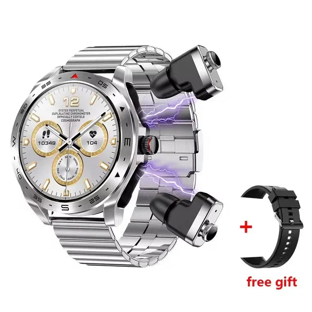 TWS Smart Watch 2-in-1 Bluetooth Earphones HIFI 9D Sound Quality Bluetooth Call For Men and Women Sports Smartwatches - Premium smartwatch from Lizard Vigilante - Just $72.99! Shop now at Lizard Vigilante