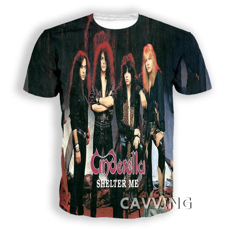 Cinderella Rock 3D Print Tee – Fierce Harajuku Vibes for Rebels & Royalty, Men’s & Women’s Summer Casual Streetwear - Premium tee from dsers - Just $10.99! Shop now at Lizard Vigilante