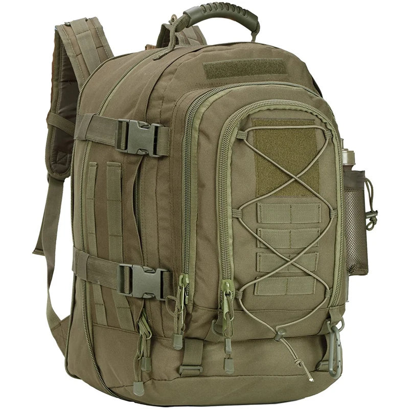 LQARMY 65L Tactical Expandable Warpack – Heavy-Duty Military Grade MOLLE Rucksack for Apocalypse-Ready Hiking, Camping, Travel & Combat - Premium bag from dsers - Just $80.99! Shop now at Lizard Vigilante