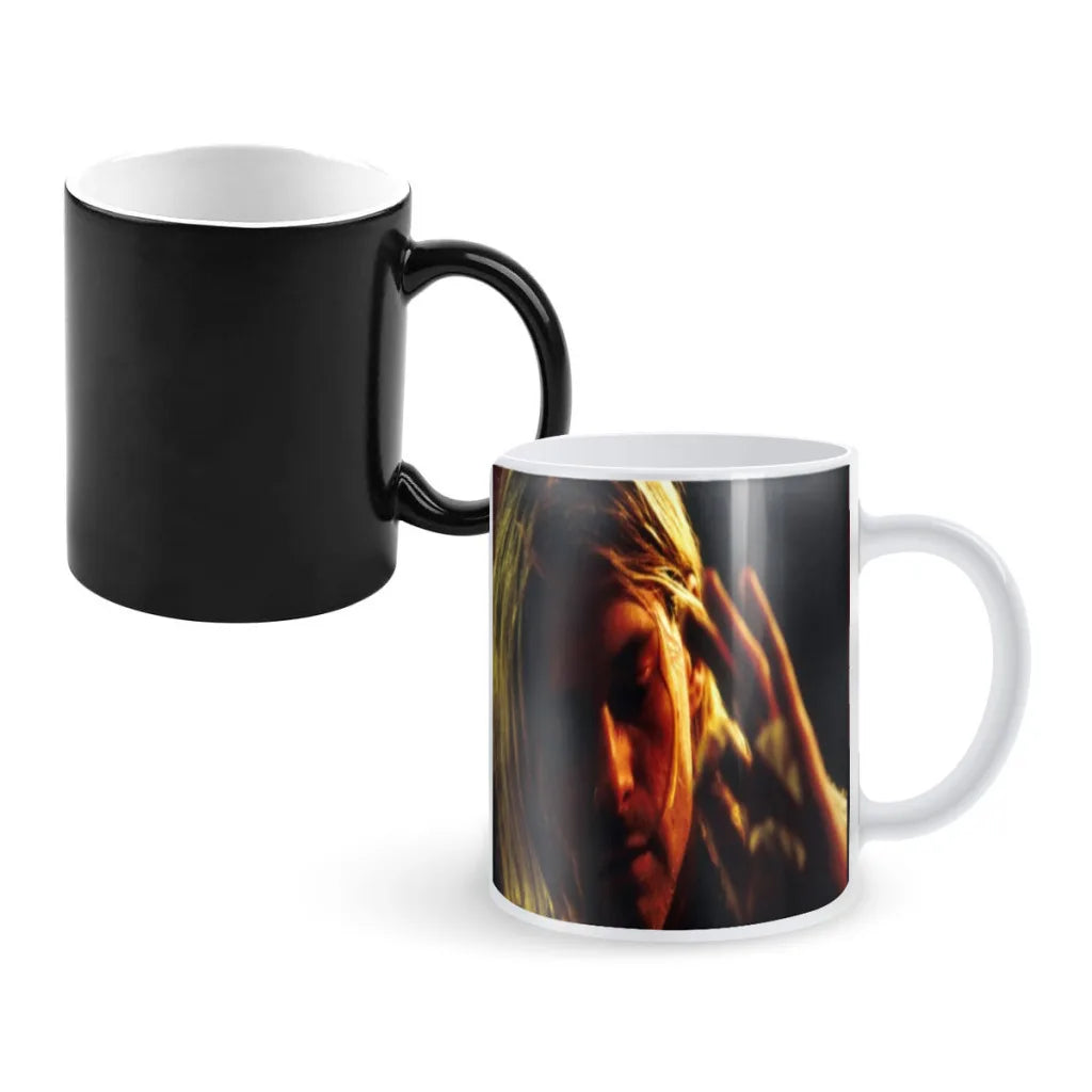 Nirvana Thermochromatic Magic Mug – Heat-Reactive Rock Band Coffee Cup for Bold Fans & Legendary Gifting - Premium mug from Lizard Vigilante - Just $19.88! Shop now at Lizard Vigilante