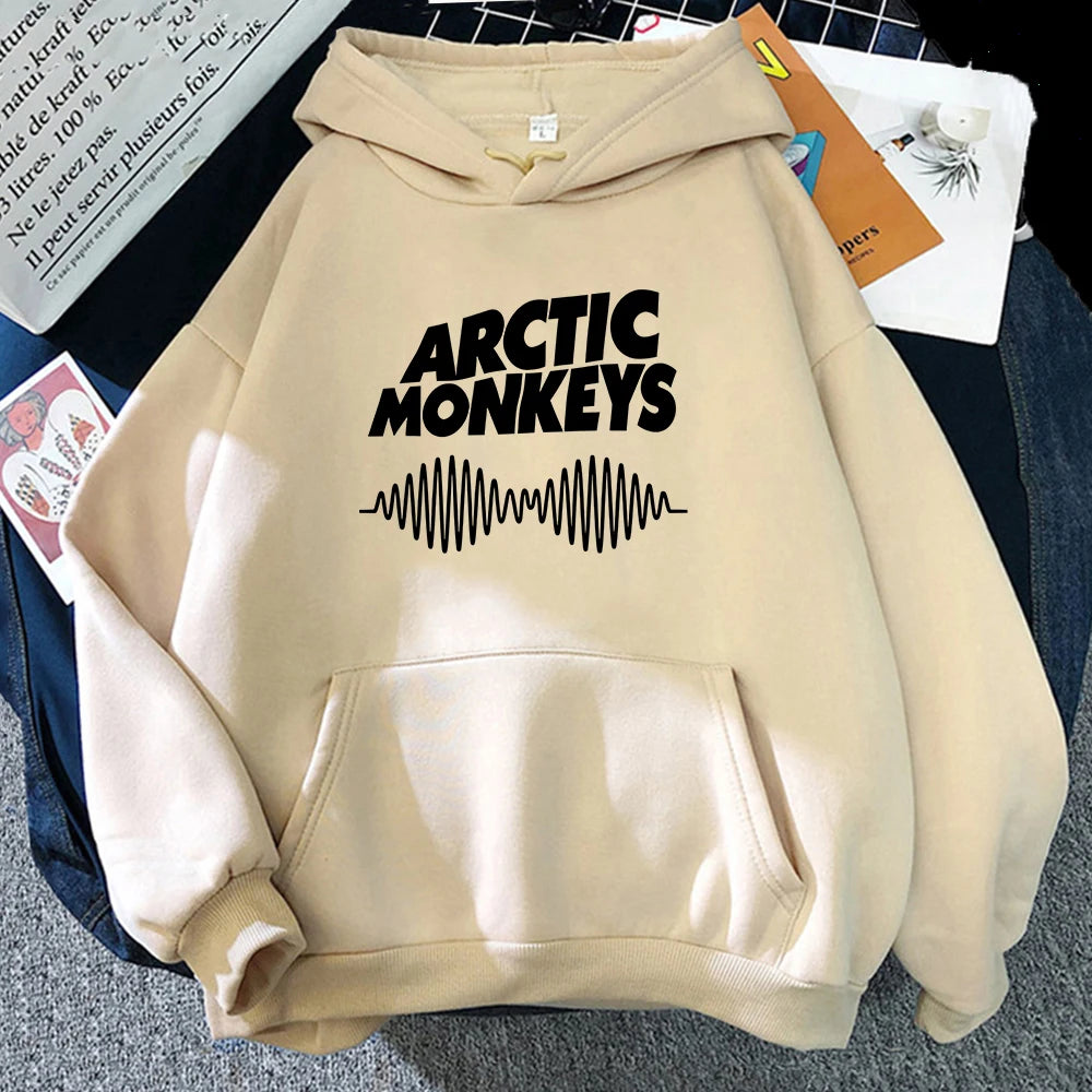 Arctic Monkeys Graphic Hoodie | Men & Women Fashion Streetwear Cozy Casual Coat for Boys & Girls | Rock & Music Lover's Hoodie - Premium Long-sleeve hoodie from Lizard Vigilante - Just $38.88! Shop now at Lizard Vigilante