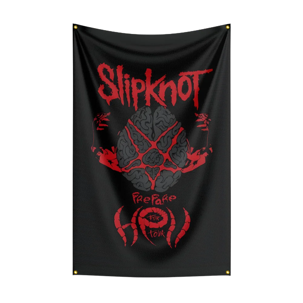 Slipknot Rock Band Flag – 3x5 FT Polyester Indoor & Outdoor Banner for Home, Garage, Room, or Wall Decor - Premium  from Lizard Vigilante - Just $17.99! Shop now at Lizard Vigilante