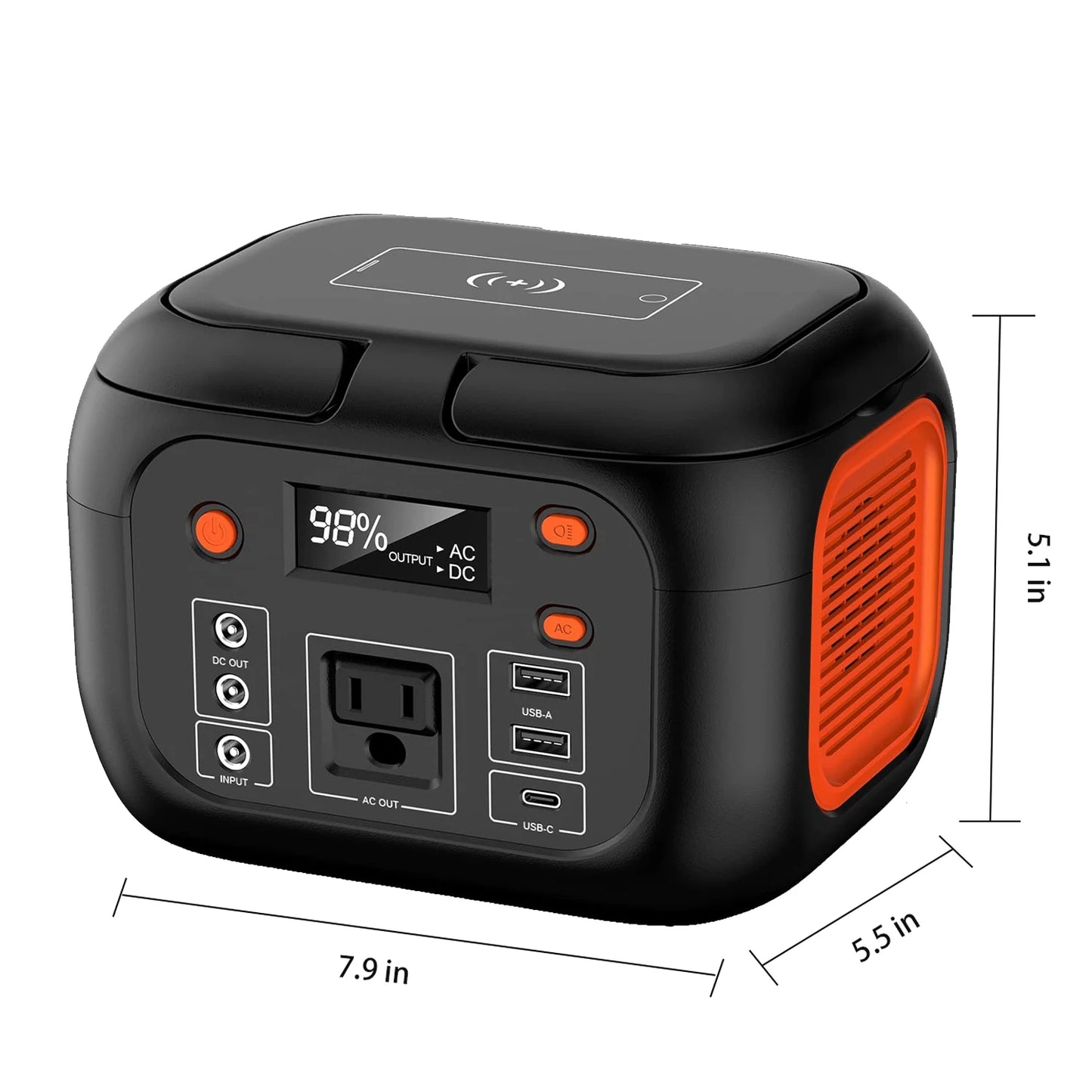 ⚡ SinKeu VoltRaid Portable Power Station — 600W / 300W / 200W / 120W Solar Generator Bank for Camping, Travel, RV & Chaos Survival