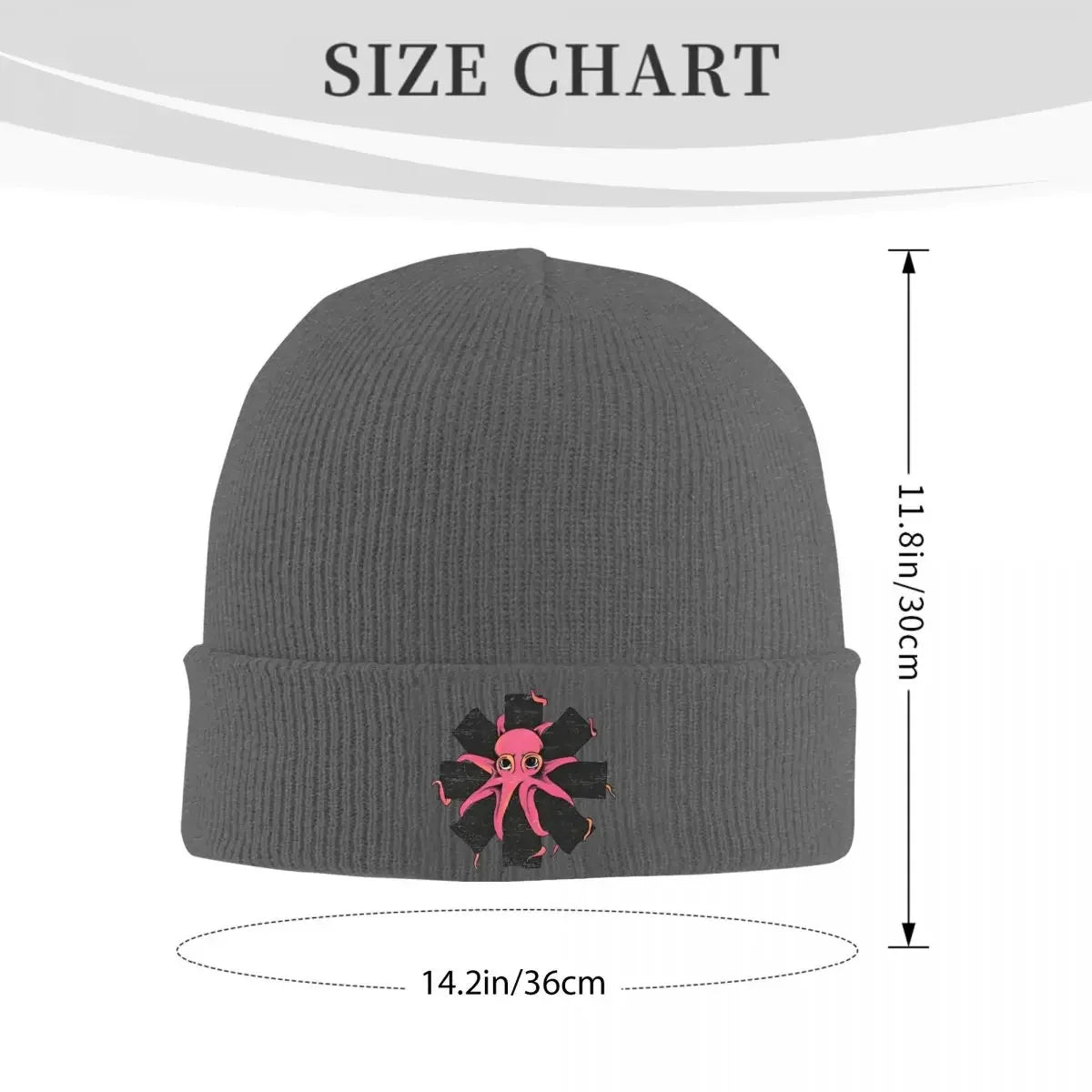 Red Hot Chili Octopus Beanie – Fiery Winter Skullies for Hip-Hop Rebels & Cozy Trendsetters - Premium unisex beanie from Lizard Vigilante - Just $21.08! Shop now at Lizard Vigilante