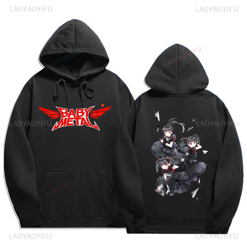 Babymetal Metal Galaxy Death Metal Band Sweatshirt - Unisex Hoodies for Autumn & Winter - Premium Long-sleeve hoodie from Lizard Vigilante - Just $43.88! Shop now at Lizard Vigilante