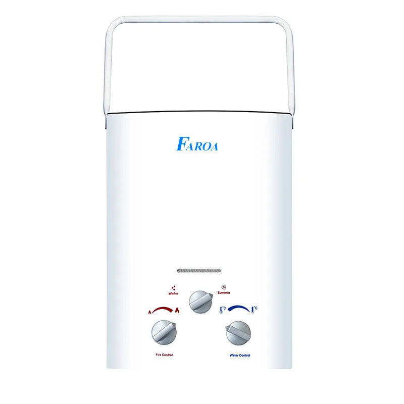 LPG Propane Gas Tankless Water Heater 6L Outdoor Camping Instant Bath With Shower Head Hot Water Heater Boiler Car Truck Tent