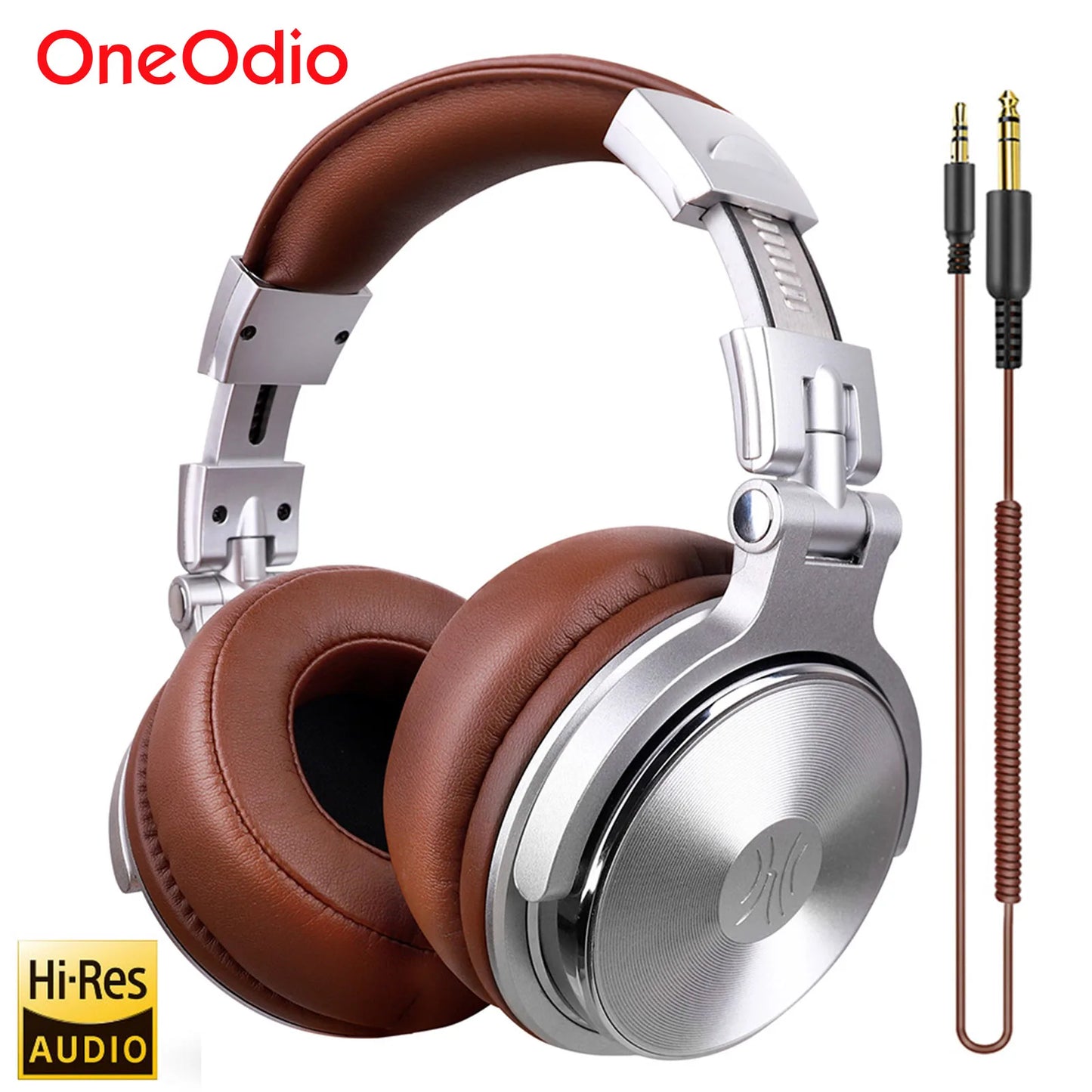 OneOdio Pro-30 Wired DJ Studio Headphones with Microphone – Hi-Res Sound, 50mm Drivers, Detachable Cables, and Over-Ear Comfort for Monitoring, Mixing & Gaming - Premium headphones from Lizard Vigilante - Just $59.99! Shop now at Lizard Vigilante