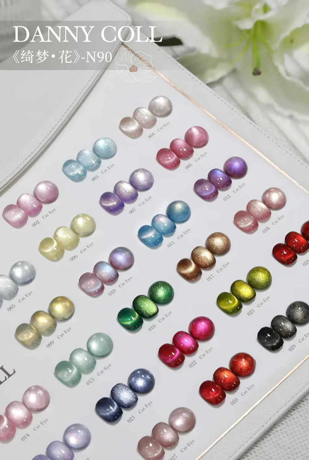 High End Glitter Cat Eye Gel Nail Polish Set Semi-Permanent Hybrid Magnet Gel UV LED Cat's Eye Nail Varnishes For Nail Art 15ml