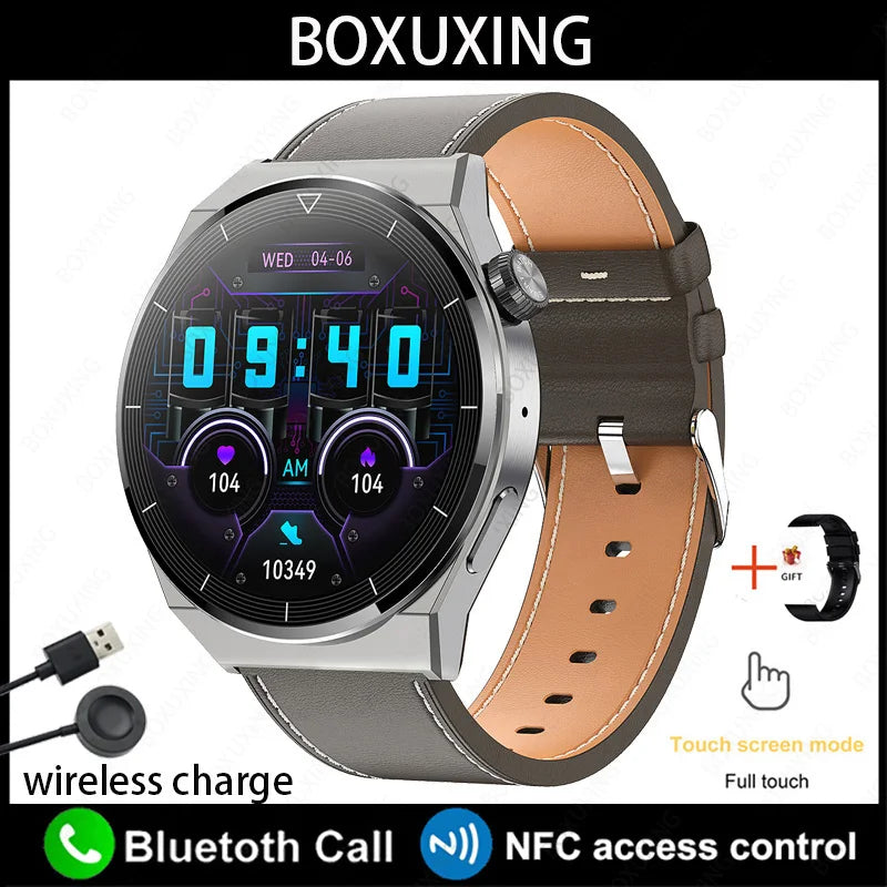 BOXUXING Huawei Xiaomi GT3 Pro Smart Watch – 1.36" AMOLED Display, Bluetooth Call, NFC, IP68 Waterproof - Premium smart watch from Lizard Vigilante - Just $64.99! Shop now at Lizard Vigilante