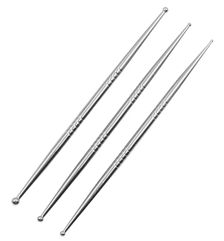 Stainless Steel Soft Pottery Clay Carved Tools Double Head Sculpture Pottery Model Tool DIY