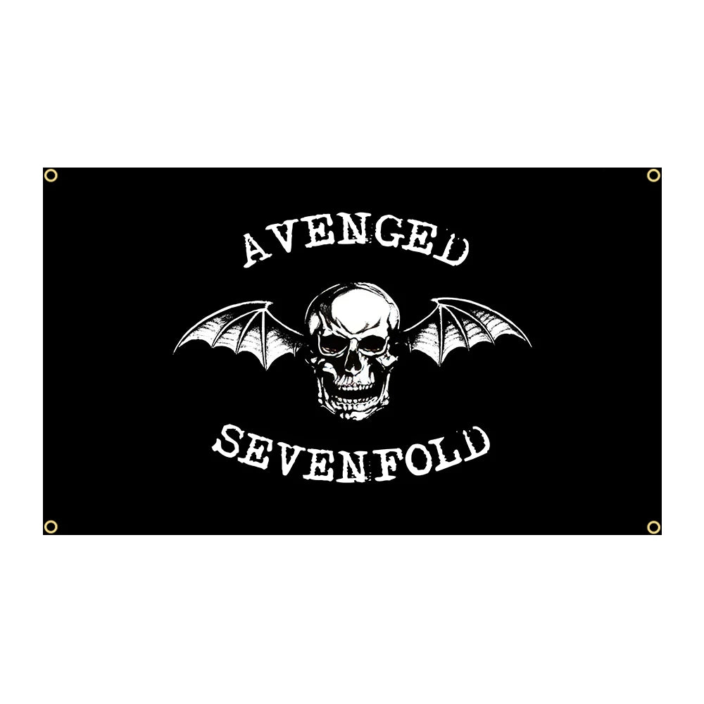 Avenged Sevenfold Heavy Rock Band Flag - 3x5FT Polyester Printed Banner for Decoration - Premium flag from Lizard Vigilante - Just $15.99! Shop now at Lizard Vigilante