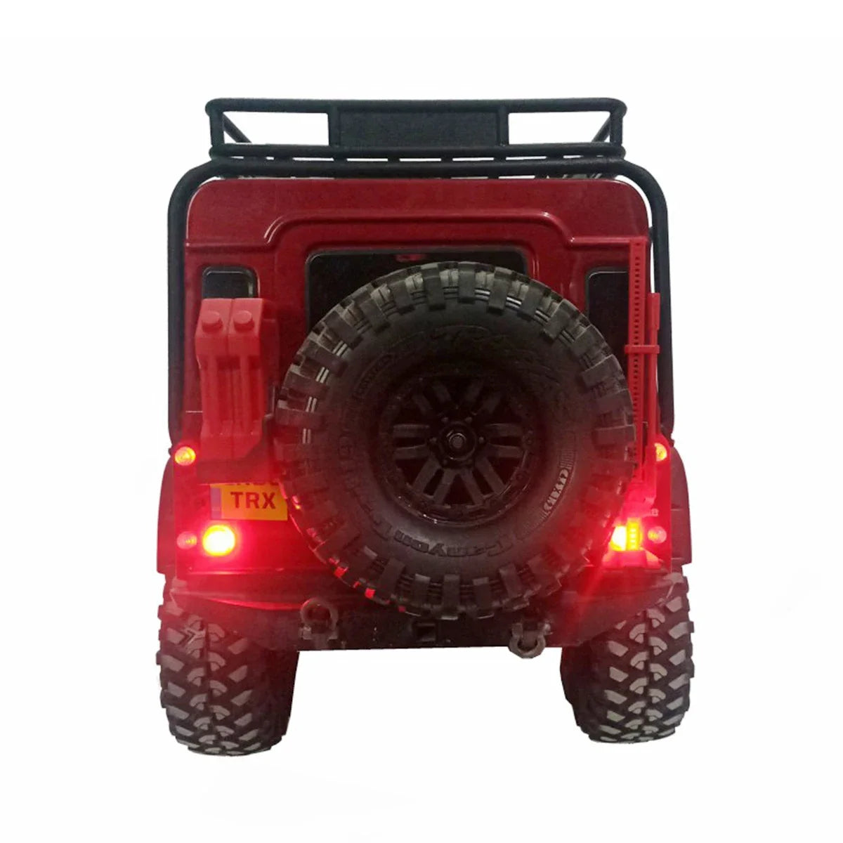 TRX4 Defender Light Kit – Front & Rear LED Lights with Angel Eyes for 1/10 RC Rock Crawler TRX-4 Body Custom Upgrade - Premium headlights from Lizard Vigilante - Just $42.66! Shop now at Lizard Vigilante