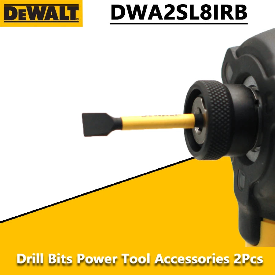 DEWALT 2PC IMPACT READY Slotted Power Bits – S2 Steel 8-10 Tips with 1/4” Hex Shank, Precision-Driven for Industrial & DIY Power Tool Enthusiasts - Premium  from Lizard Vigilante - Just $9.99! Shop now at Lizard Vigilante