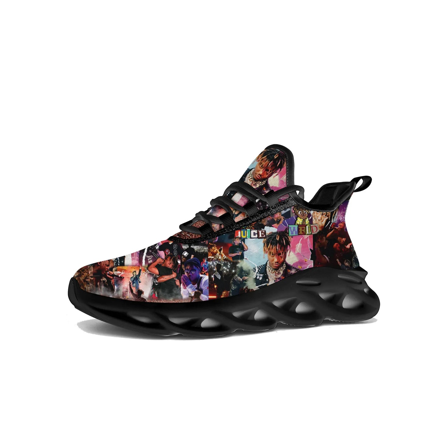 Juice WRLD 999 High-Top Sneakers – Custom Sports & Running Shoes for Men & Women | Lightweight, Breathable, & Stylish - Premium shoes from Lizard Vigilante - Just $43.88! Shop now at Lizard Vigilante