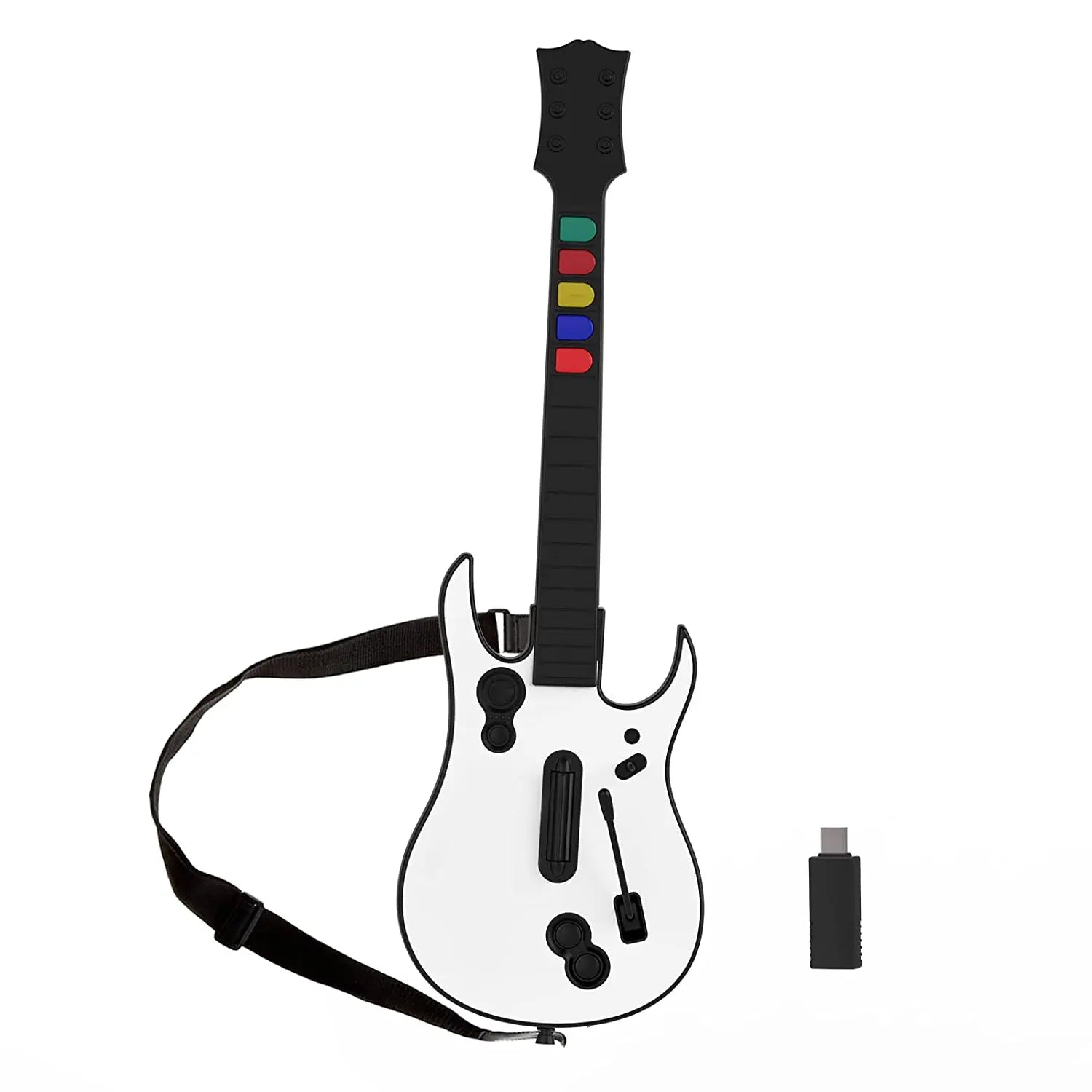 DOYO 2.4G Wireless Guitar Hero Controller for PC PS3 Compatible With Clone Hero Rock Band Games Remote Joystick Console - Premium guitar hero guitar from Lizard Vigilante - Just $99.99! Shop now at Lizard Vigilante