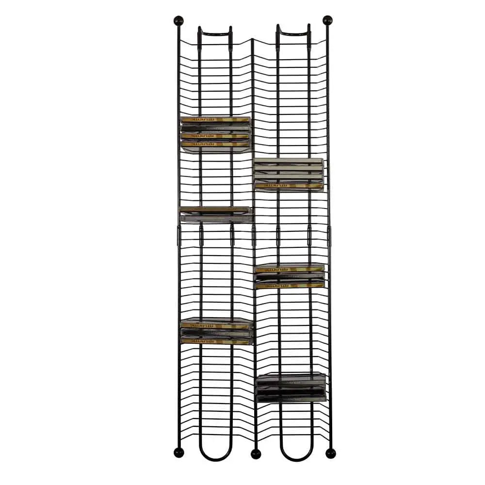 Nestable 100 CD Tower with Heavy Gauge Steel Construction - Premium storage from Lizard Vigilante - Just $74.88! Shop now at Lizard Vigilante