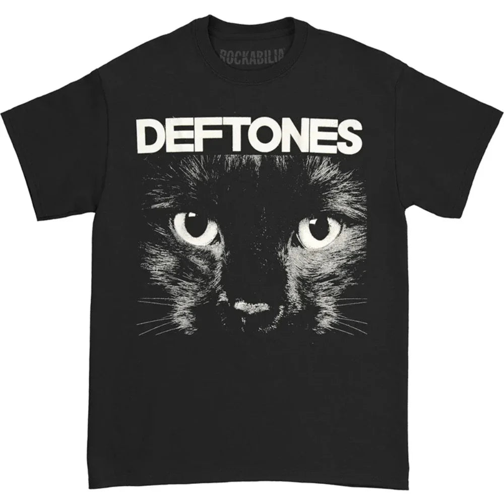 Deftones 2025 Cotton Band T-Shirt – Oversized Hip Hop Rock Tee For Men And Women