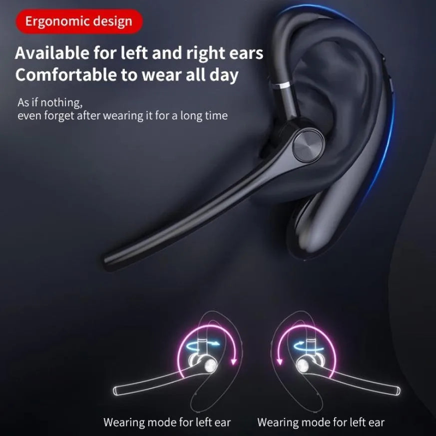 Wireless Bluetooth Earhook Headset - Crystal Clear Calls, All-Day Comfort - Premium gaming headset from Lizard Vigilante - Just $22.88! Shop now at Lizard Vigilante