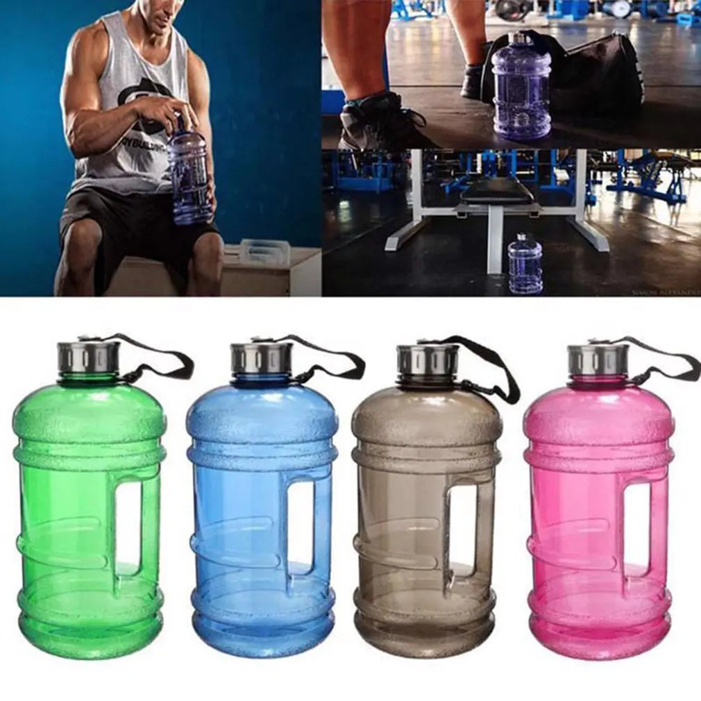 2.2L Large Capacity Water Bottle PETG Water Bottle Training Sports Drink Bottle Outdoor Gym Sports Training Fitness Drinking Cup - Premium  from Lizard Vigilante - Just $1.99! Shop now at Lizard Vigilante