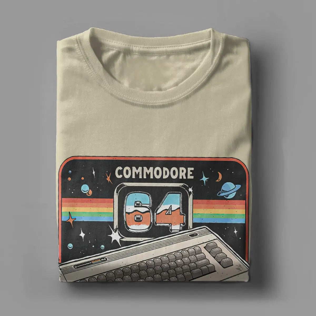 Retro Commodore 64 Advanced Home Computer Tee – Vintage Graphic T-Shirt for Tech Enthusiasts - Premium T-Shirt from Lizard Vigilante - Just $23.88! Shop now at Lizard Vigilante