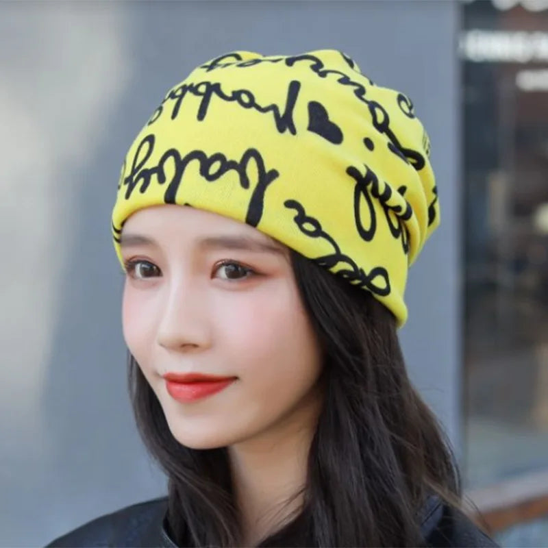 Fashion Double Head Cap Bib Twist Cap Multi-Functional Printed Scarf Cover Cap Neck Cap Face Mask Headscarf Cap C081 - Premium  from Lizard Vigilante - Just $7.99! Shop now at Lizard Vigilante