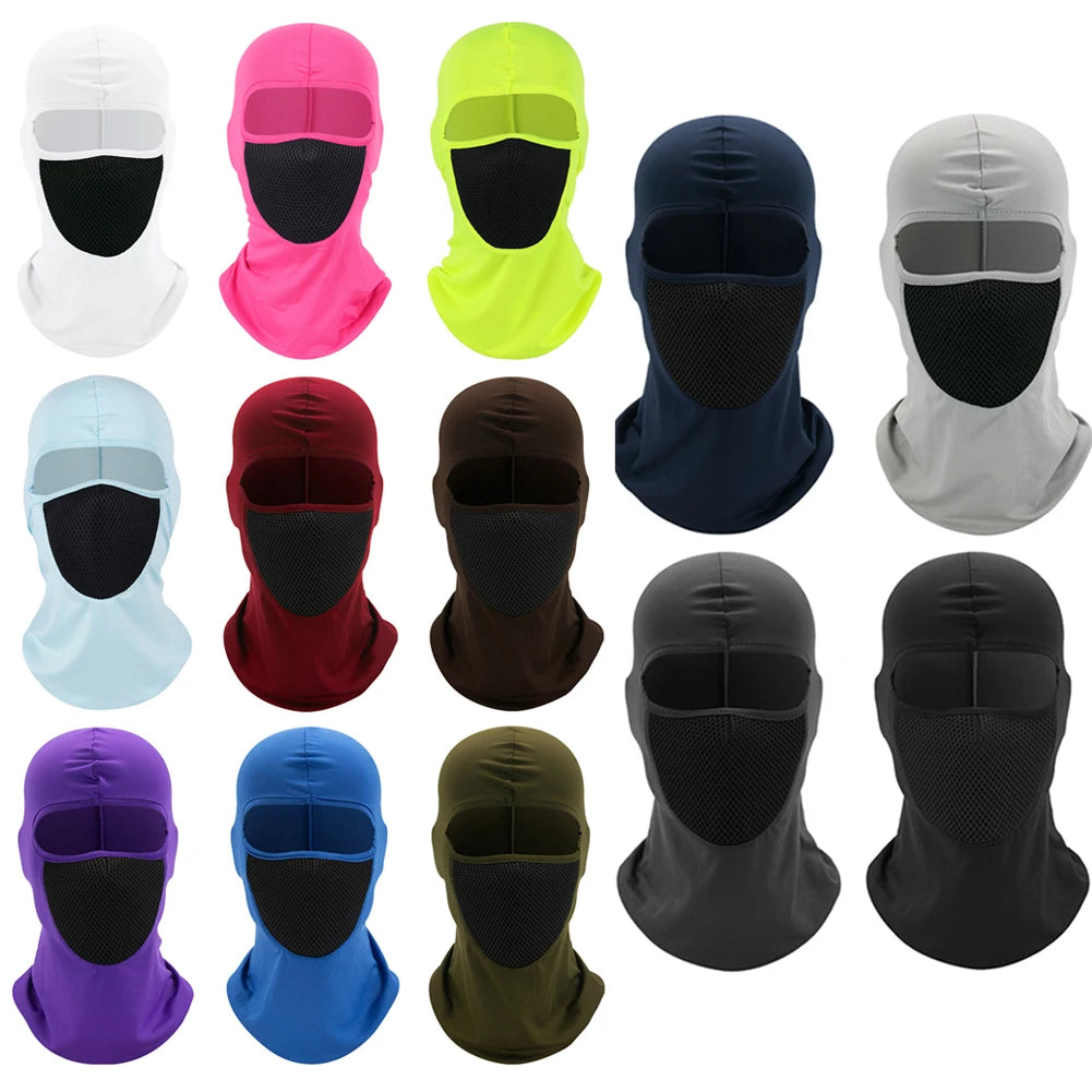 Outdoor Balaclava Face Mask Hood UV Protection Motorcycle Cycling Hunting Neck Gaiter