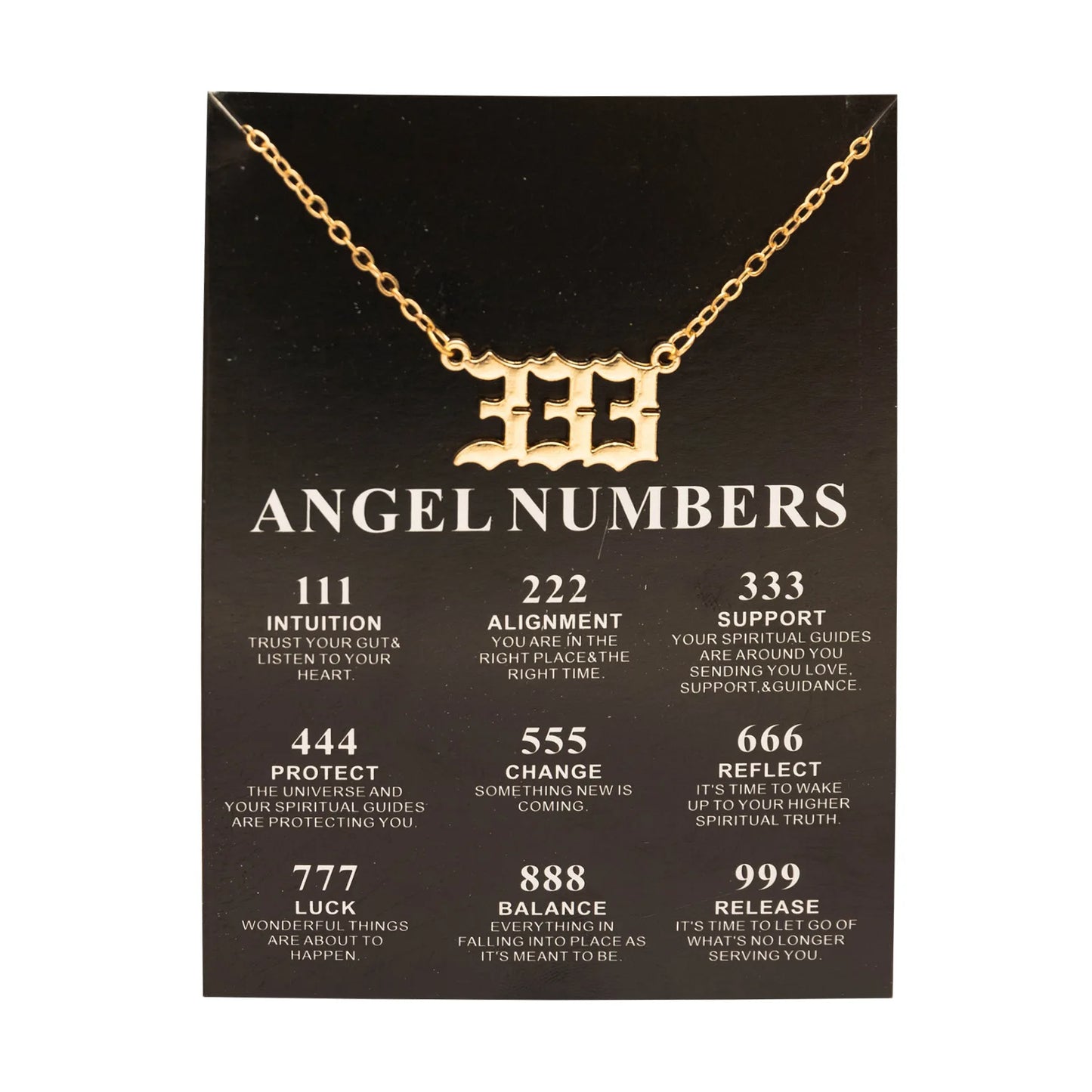 666 Necklace Fashion Jewelry Alloy Gold Color Lucky Angel Numbers Wish 777 Pendant Necklace for Women Girl Gift Birthday Neck - Premium necklace from Lizard Vigilante - Just $16.66! Shop now at Lizard Vigilante