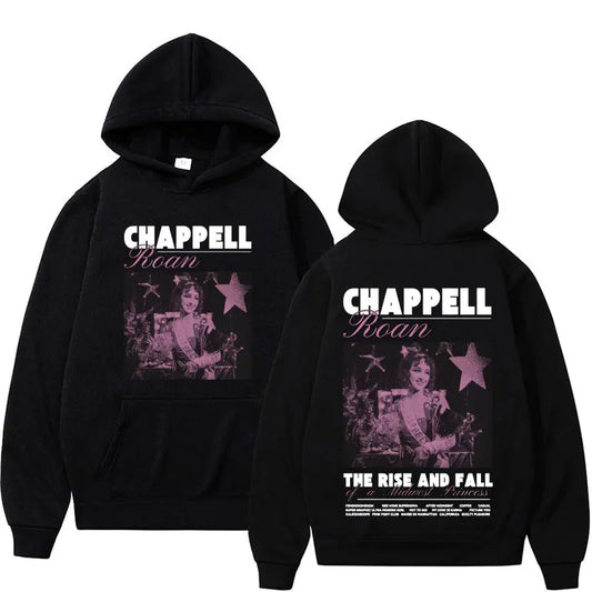 Chappell Roan Midwest Princess Tour Women Hoodie Print Pullover Hooded Rapper Hip Hop Singer Fleece Men Sweatshirt Gift for Fans