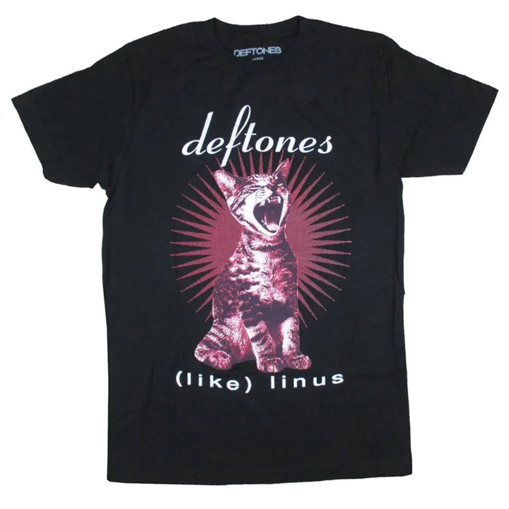 Deftones 2025 Cotton Band T-Shirt – Oversized Hip Hop Rock Tee For Men And Women